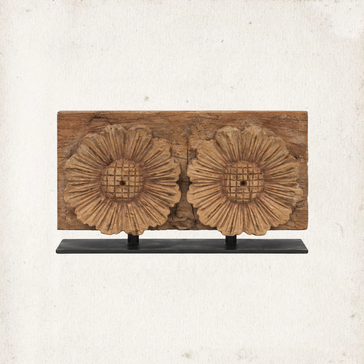 Garden Stamp Hand-Carved Remnant on Stand