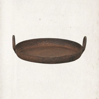 Vintage Iron Tawa Kadai Tray