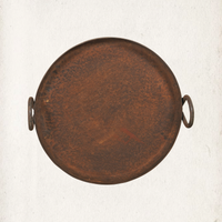 Vintage Iron Tawa Kadai Tray