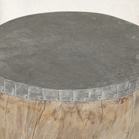 Grinding Stool Side Table, Small