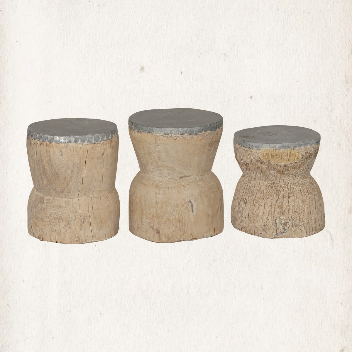 Grinding Stool Side Table, Small