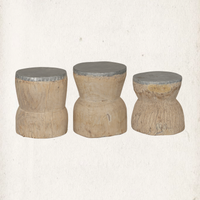 Grinding Stool Side Table, Small