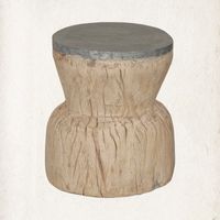 Grinding Stool Side Table, Large