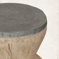 Grinding Stool Side Table, Large