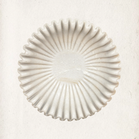Scalloped Round Marble Bowl, X-Large