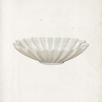 Scalloped Oval Marble Bowl, X-Large
