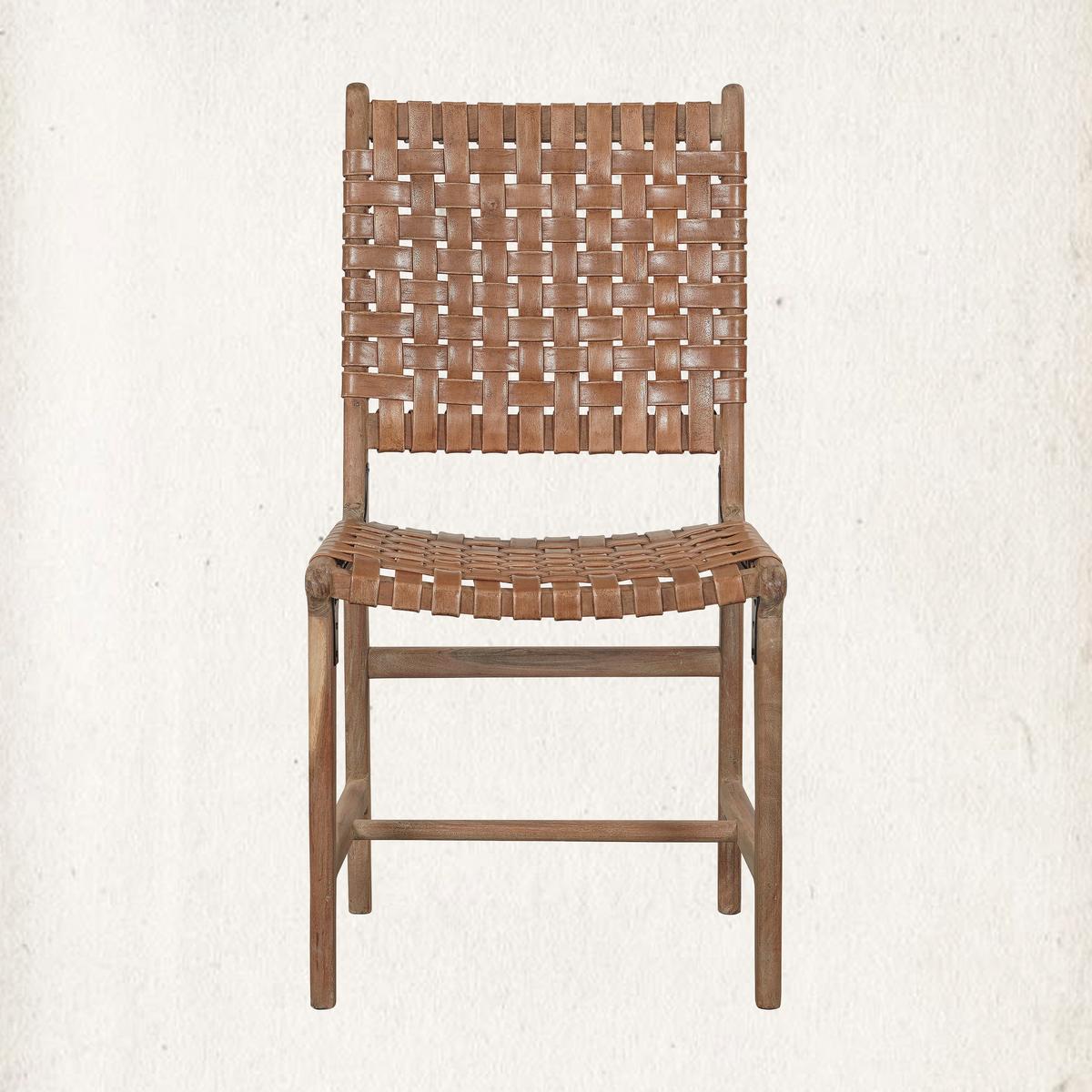 Pascua Leather Dining Chair, Sequoia