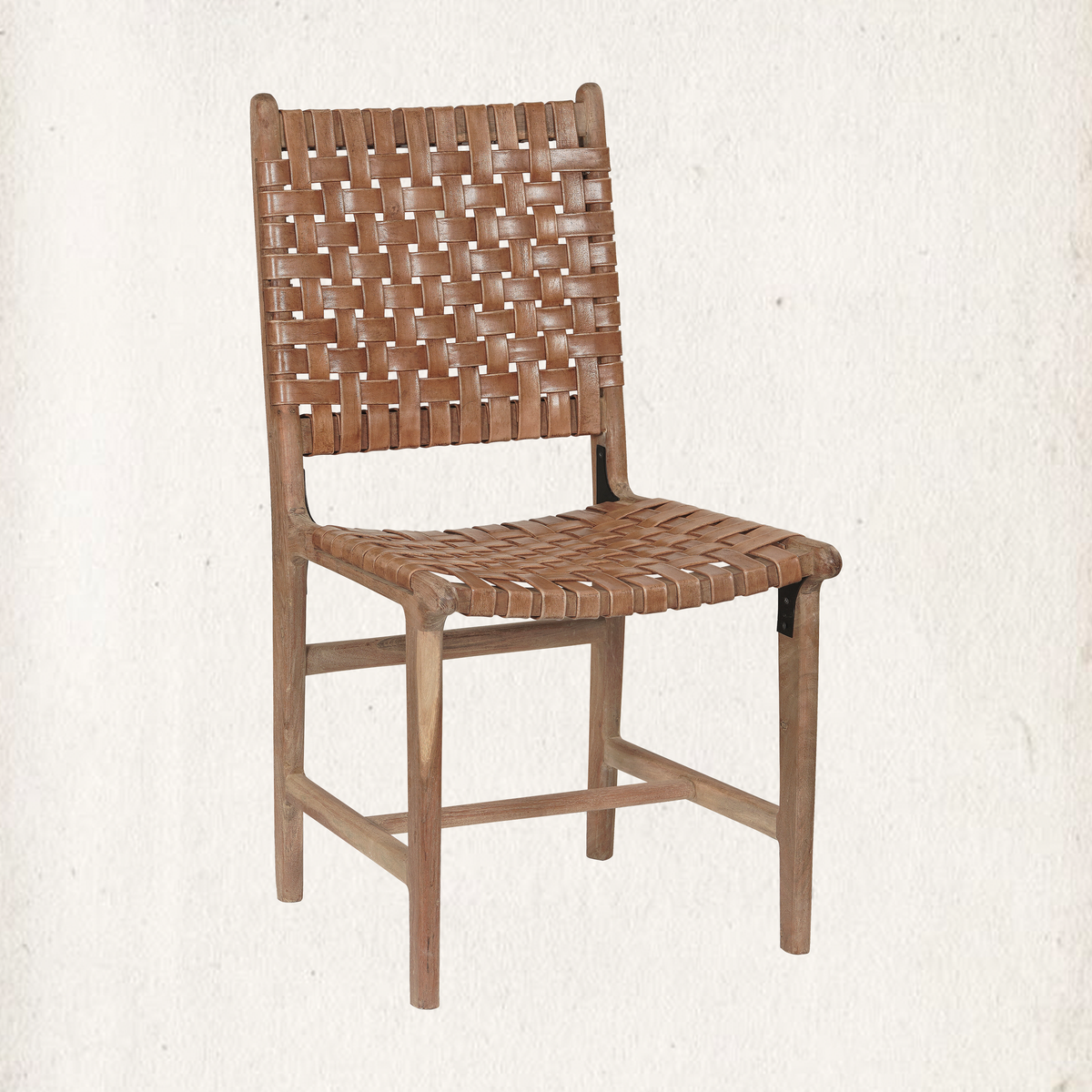 Pascua Leather Dining Chair, Sequoia