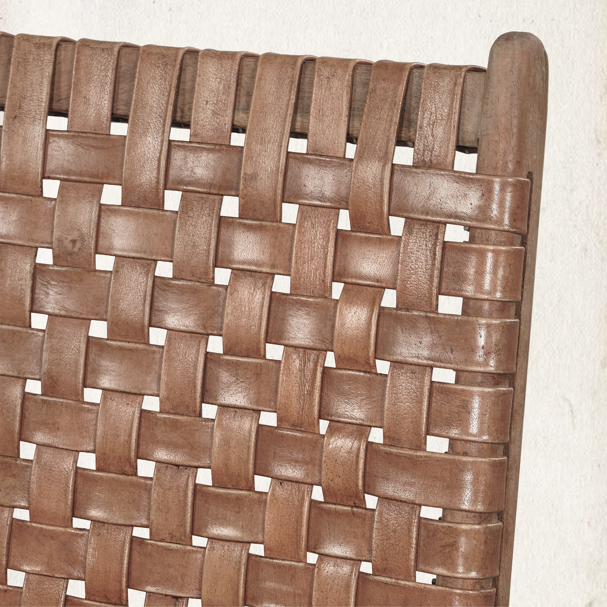 Pascua Leather Dining Chair, Sequoia