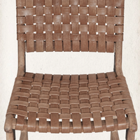 Pasuca Leather Counter Stool, Sequoia