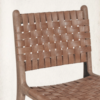 Pasuca Leather Counter Stool, Sequoia