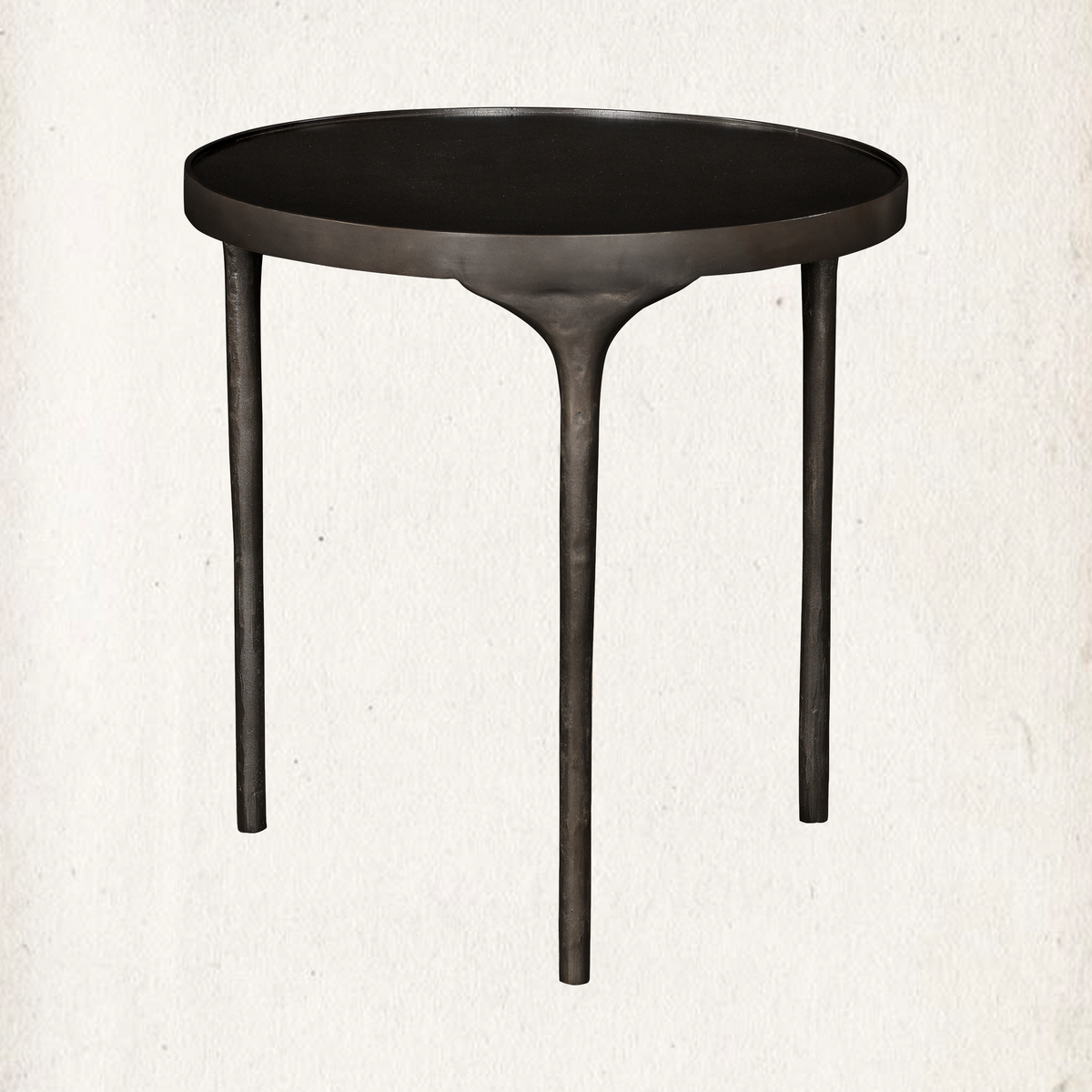 Blackened Iron Nesting Tables, Set of Two