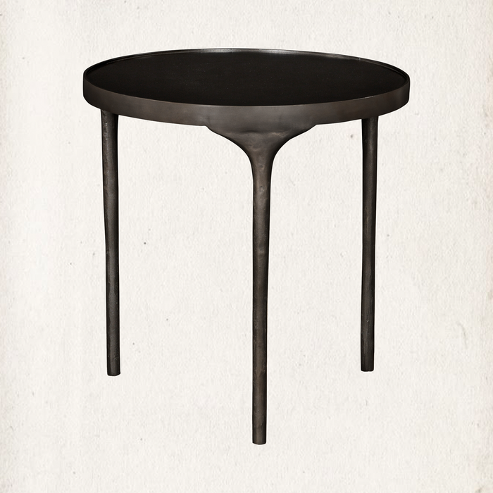 Blackened Iron Nesting Tables, Set of Two