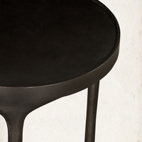 Blackened Iron Nesting Tables, Set of Two