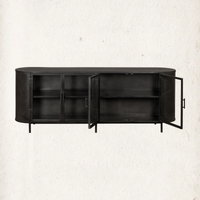 Marlow Iron and Glass Sideboard