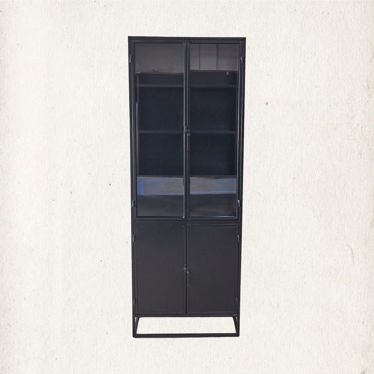 Anton Iron and Glass Cabinet
