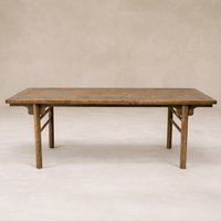 Architectural Desk in Weathered Wood (TJH-46)
