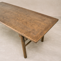 Architectural Desk in Weathered Wood (TJH-46)