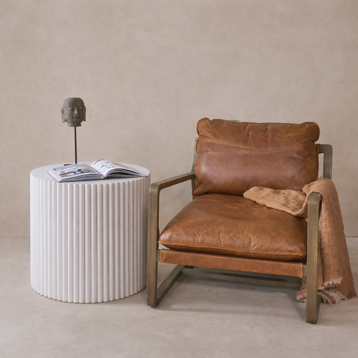 Salta Scalloped Side Table (A192)