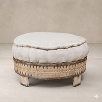 Indy Vintage Chakki Ottoman (T028)