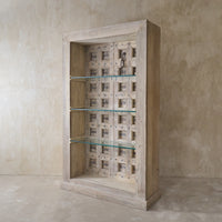 Amaranth Vintage Haveli Door Bookshelf (A045)