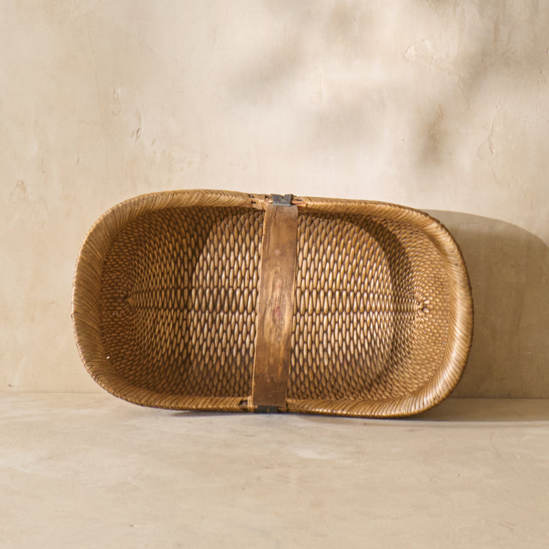 Vintage Shandong Willow Basket - Circa 1930's