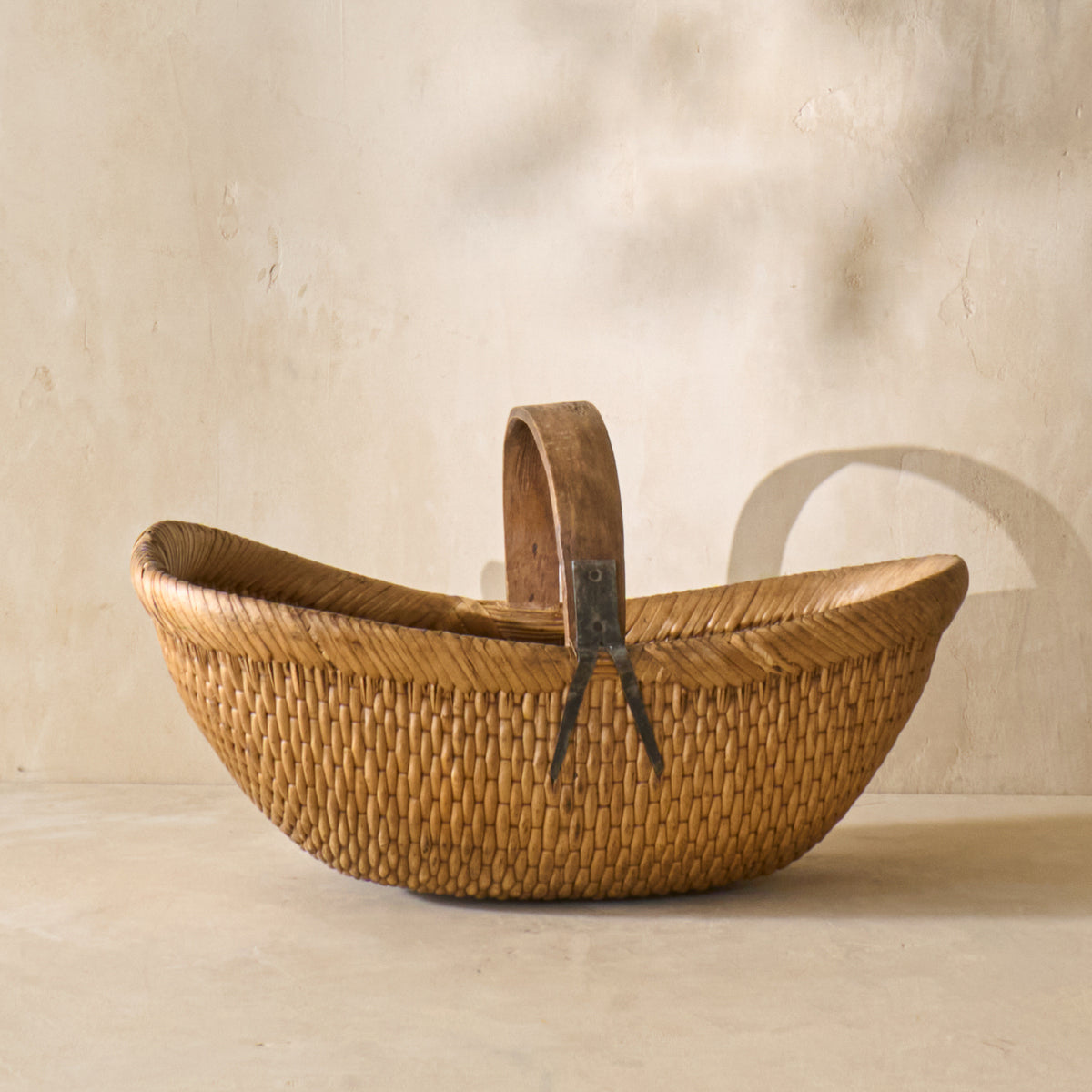 Vintage Shandong Willow Basket - Circa 1930's