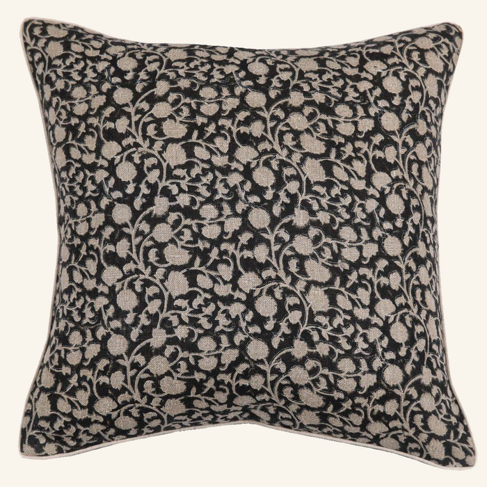 Keya Noir Pillow 22"x22"