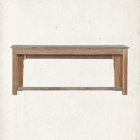 Adana Carved Vintage Console Table 87.5"