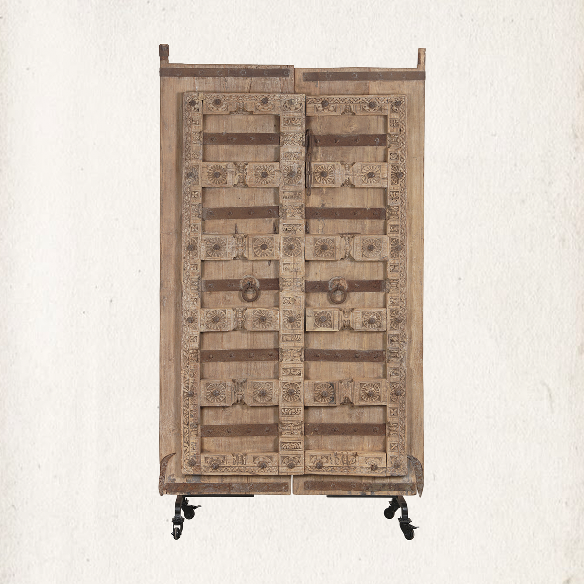 Carved Haveli Door on Stand