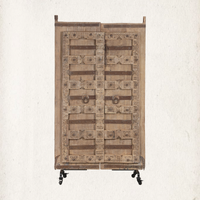 Carved Haveli Door on Stand