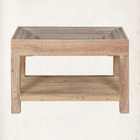 Regards Vintage Window Pane Side Table