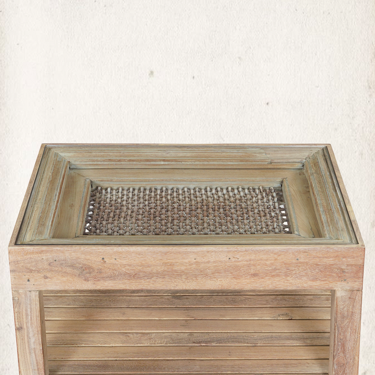 Regards Vintage Window Pane Side Table