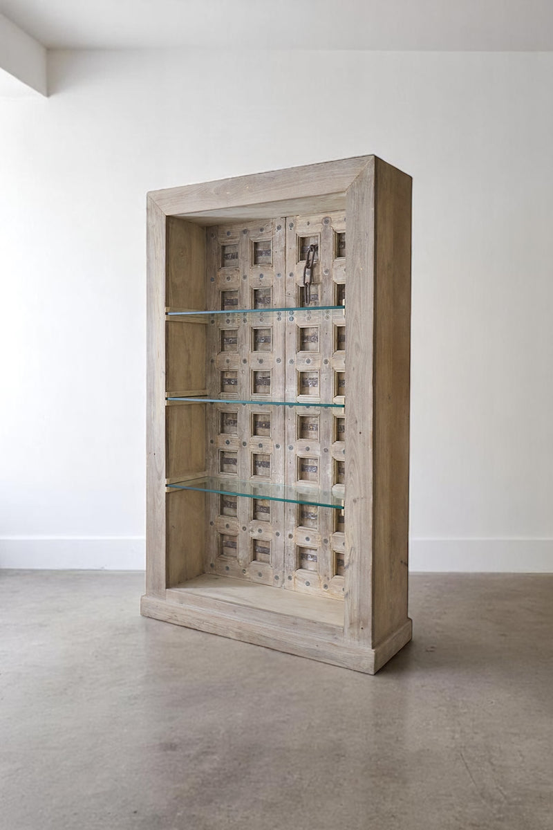 Amaranth Vintage Haveli Door Bookshelf