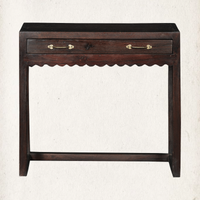 Vintage Scalloped Writing Table