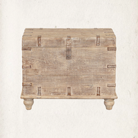 Vintage Trunk End Table