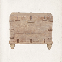 Vintage Trunk End Table