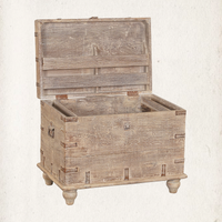 Vintage Trunk End Table