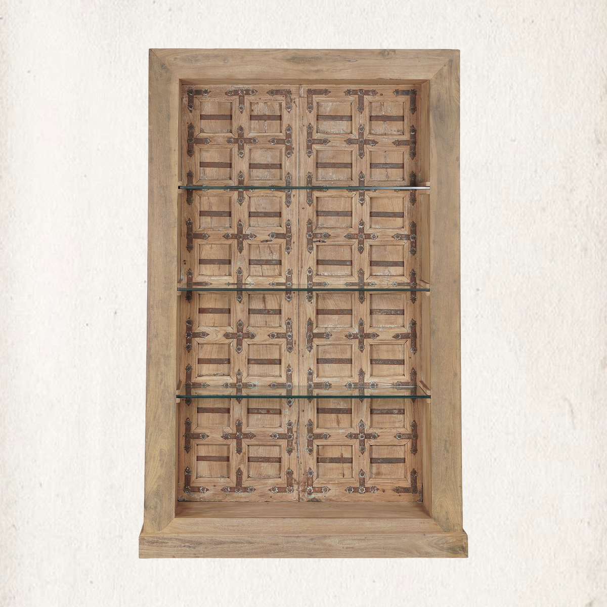 Vintage Haveli Door Bookshelf