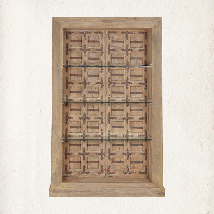 Vintage Haveli Door Bookshelf