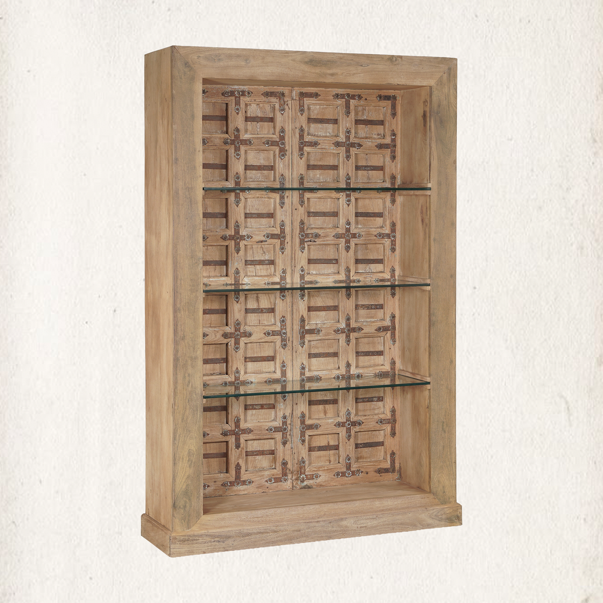 Vintage Haveli Door Bookshelf