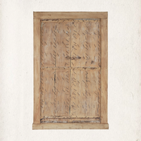 Vintage Haveli Door Bookshelf