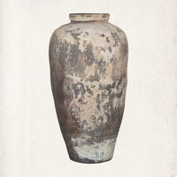 Weathered Clay Urn, X-Large