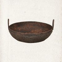 Vintage Iron Kadai Bowl