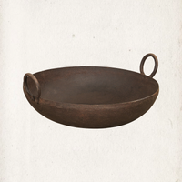 Vintage Iron Kadai Bowl